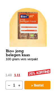 Bio+ jong belegen kaas