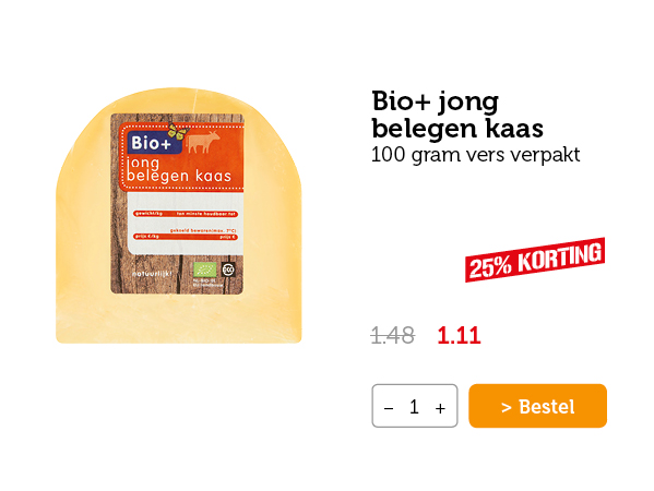 Bio+ jong belegen kaas