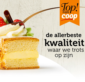 Top! van Coop slagroomtaart