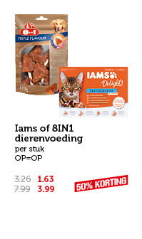 Iams of 8IN1 dierenvoeding