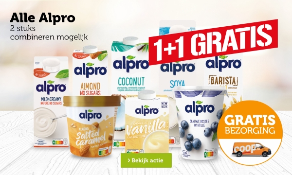 Alle Alpro | 1+1 GRATIS | Bekijk actie