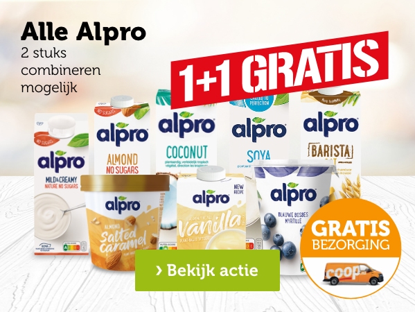 Alle Alpro | 1+1 GRATIS | Bekijk actie