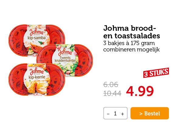 Johma brood- en toastsalades