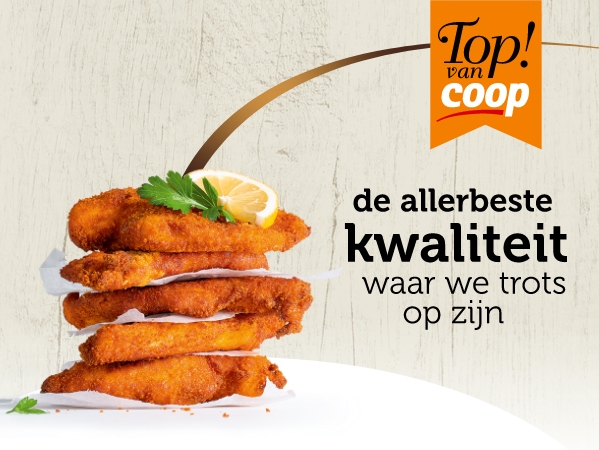 Top! van Coop kipschnitzel 