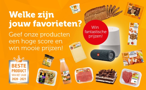 Welke zijn jouw favorieten? | Geef onze producten een hoge score en win mooie prijzen!