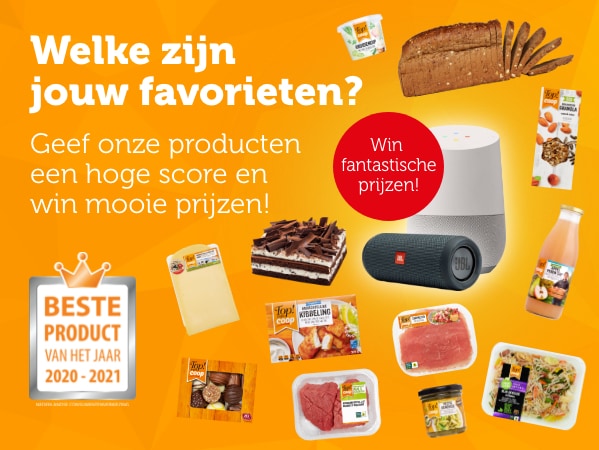 Welke zijn jouw favorieten? | Geef onze producten een hoge score en win mooie prijzen!