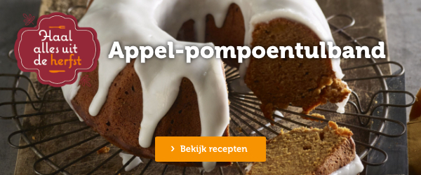 Haal alles uit de herfst | Appel-pompoentulband | Bekijk recepten