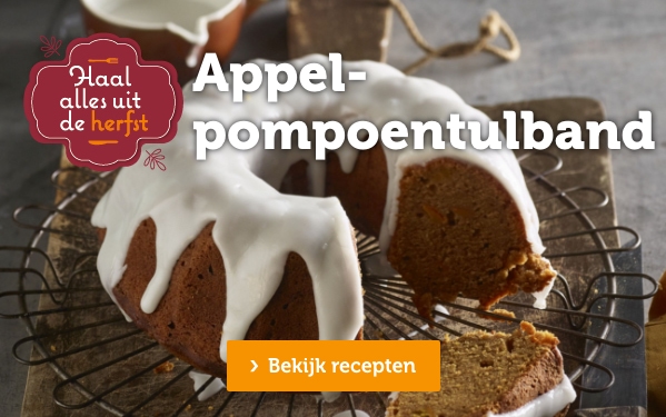 Haal alles uit de herfst | Appel-pompoentulband | Bekijk recepten