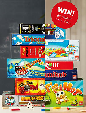 Win een complete set gezelschapsspellen!