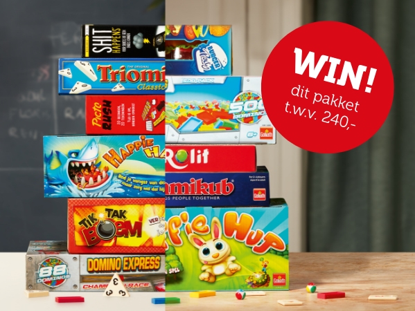 Win een complete set gezelschapsspellen!