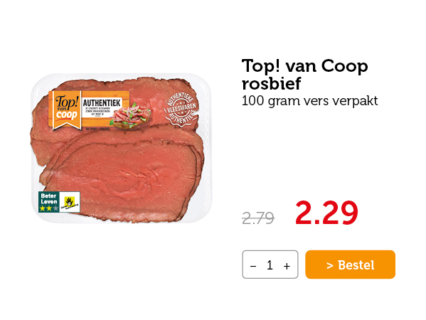 Top! van Coop rosbief