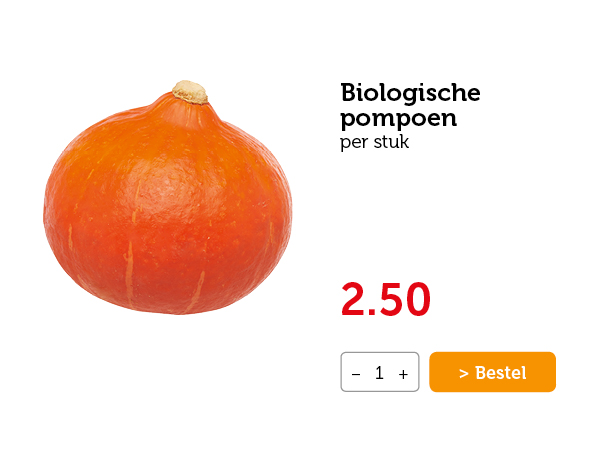 Biologische pompoen