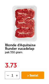 Blonde d'Aquitaine Runder sucadelap