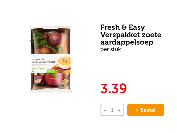 Fresh & Easy Verspakket zoete aardappelsoep