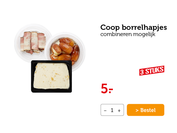 Coop borrelhapjes