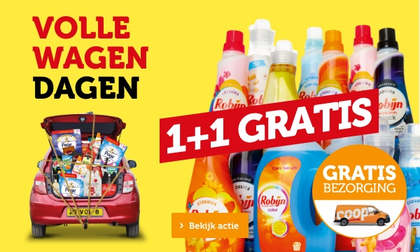 VOLLE WAGEN DAGEN | Alle Robijn | 1+1 GRATIS | Bekijk actie