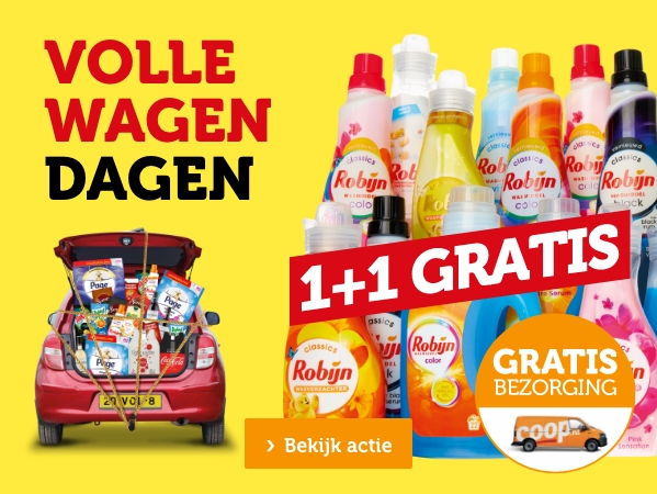 VOLLE WAGEN DAGEN | Alle Robijn | 1+1 GRATIS | Bekijk actie