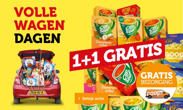 VOLLE WAGEN DAGEN | Unox Cup-a-soup of Good Noodles | 1+1 GRATIS | Bekijk actie