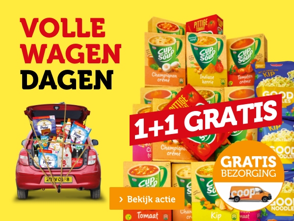 VOLLE WAGEN DAGEN | Unox Cup-a-soup of Good Noodles | 1+1 GRATIS | Bekijk actie