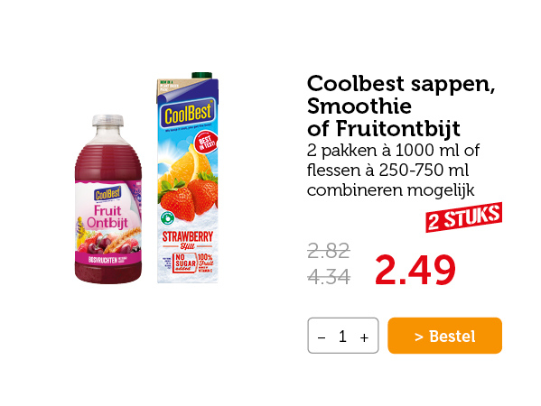 Coolbest sappen, Smoothie of Fruitontbijt