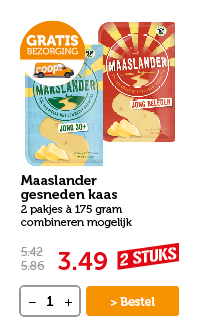 Maaslander gesneden kaas