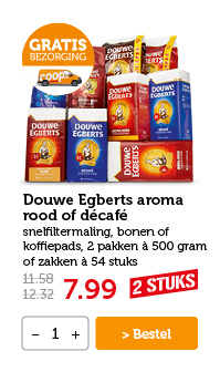 Douwe Egberts aroma rood of décafé