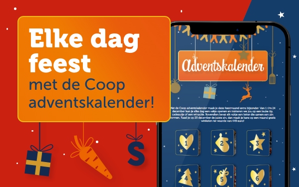 Elke dag feest met de Coop adventskalender!