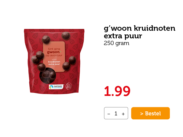 g'woon kruidnoten extra puur