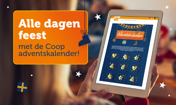 Alle dagen feest met de Coop adventskalender!