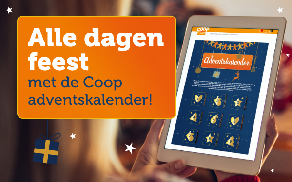 Alle dagen feest met de Coop adventskalender!