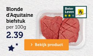 Blonde d'Aquitaine biefstuk | per 100g | 2.39 | Bekijk product