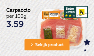 Carpaccio | per 100g | 3.59 | Bekijk product