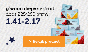 g'woon diepvriesfruit | doos 225/250 gram | 1.41-2.17 | Bekijk product