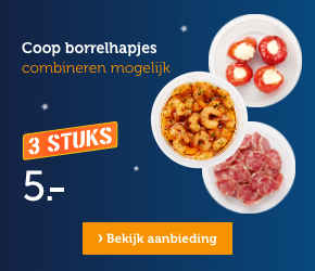 Coop borrelhapjes | 3 STUKS 5.- | Bekijk aanbieding