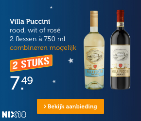 Villa Puccini | rood, wit of rosé | 2 flessen à 750 ml | 2 STUKS 7.49 | Bekijk aanbieding