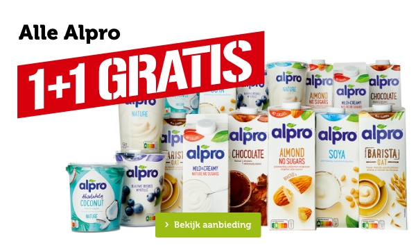 Alle Alpro | 1+1 GRATIS | Bekijk aanbieding