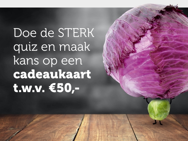 Doe de STERK quiz en maak kans op een cadeaukaart t.w.v. €50,- | Doe mee