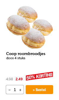 Coop roombroodjes