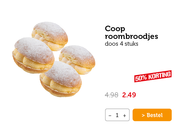 Coop roombroodjes