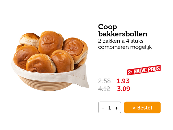 Coop bakkersbollen