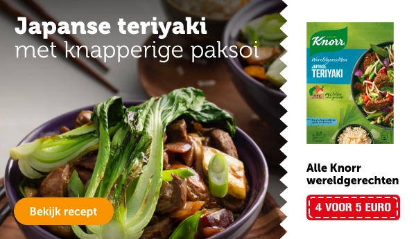 Japanse teriyaki met knapperige paksoi | Bekijk recept