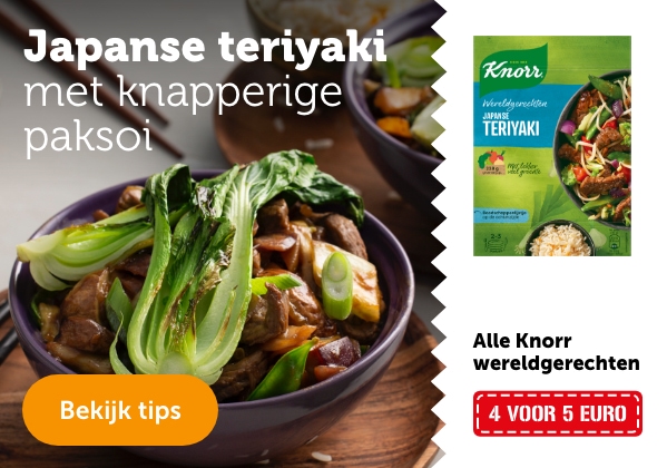 Japanse teriyaki met knapperige paksoi | Bekijk recept