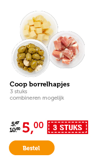 Coop borrelhapjes