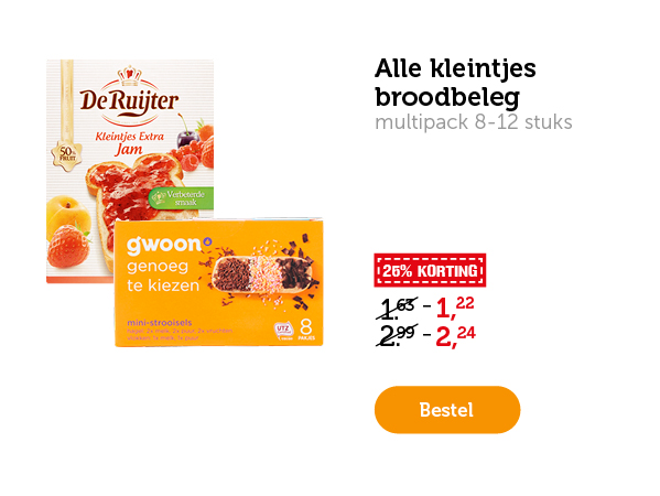Alle kleintjes broodbeleg