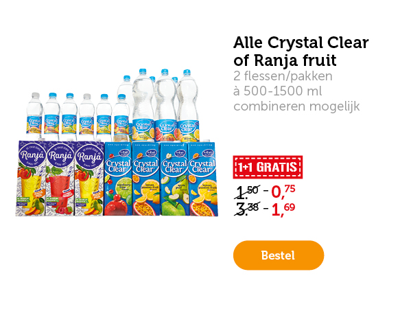 Alle Crystal Clear of Ranja fruit