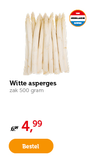 Witte asperges