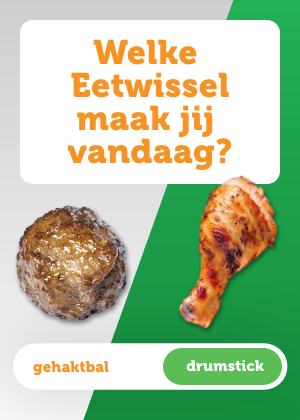 Eetwissel voor de warme maaltijd