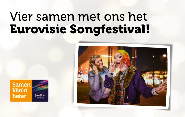Vier samen met ons het Eurovisie Songfestival!