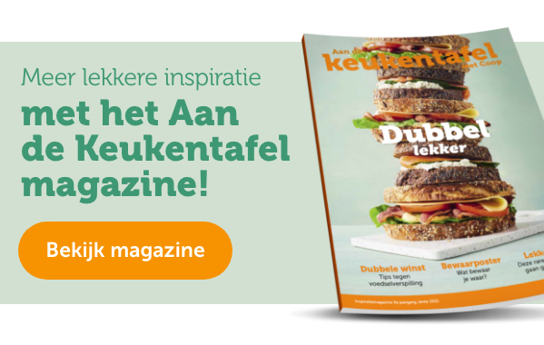 Meer lekkere inspiratie in het Aan de Keukentafel magazine!