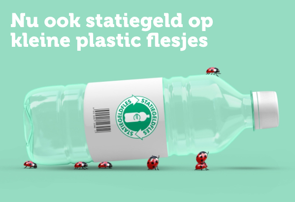 Nu ook statiegeld op kleine plastic flesjes